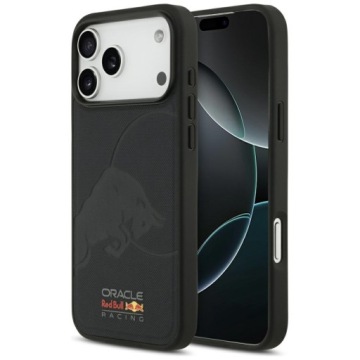 Pouzdro Red Bull Meshed Debossed Bull MagSafe pro iPhone 17 Pro Max granátový