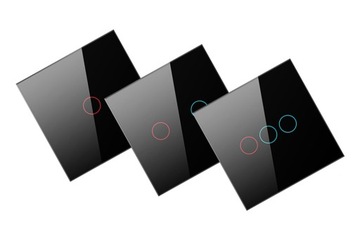 AVATTO ТРОЙНОЙ СЕНСОРНЫЙ ВЫКЛЮЧАТЕЛЬ СВЕТА БЕЛЫЙ СВЕТОДИОД WIFI