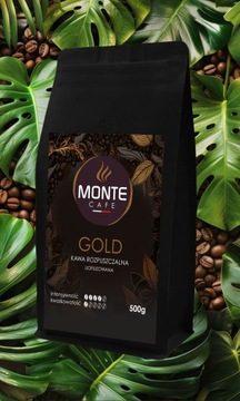 КОФЕ РАСТВОРИМЫЙ GOLD 1000Г MONTE CAFE РАСТВОРИМЫЙ ЛИБОЛИРОВАННЫЙ 1КГ КАЧЕСТВЕННЫЙ