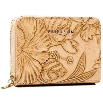 PETERSON portfel damski skóra ekologiczna ochrona kart wyjątkowy prezent