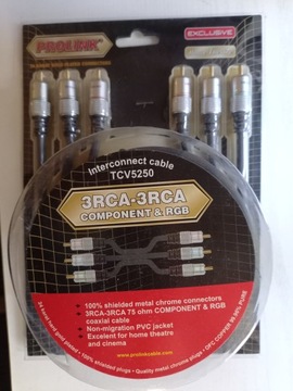 3 м PROLINK ЭКСКЛЮЗИВ 3RCA-3RCA