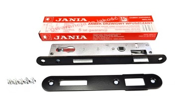 Комплект замочной вставки-ручки Антрацит 7016 для ворот и дверей