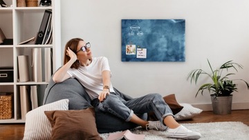 Магнитная доска METALboards, облачное небо 60х40 см + БЕСПЛАТНЫЙ набор