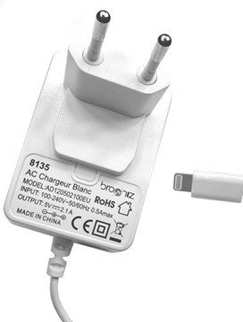Browniz ładowarka Lightning Apple 5V 2100mA 1.5m