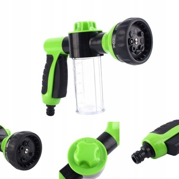 РАСПЫЛИТЕЛЬ ПЕННОЙ ВОДЫ, ЗЕЛЕНАЯ ПЕННАЯ НАСАДКА