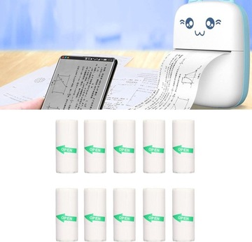 Самоклеящаяся термобумага 57х25мм 10 рулонов.