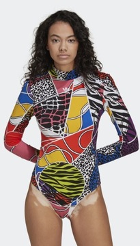 BODY MŁODZIEŻOWE SPORTOWE DAMSKIE Z DŁUGIM RĘKAWEM ADIDAS RICH MNISI 34