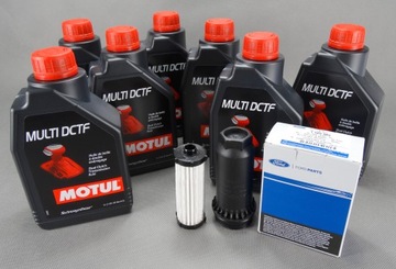ТРАНСМИССИОННОЕ МАСЛО MOTUL POWERSHIFT 7L + ФИЛЬТР FORD 1490763 ORG OE
