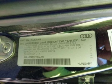 Audi A3 8V 2017 Audi A3 Limousine 2.0 benzyna 220KM 4X4 wersja S-Line , od ubezpieczyciela, zdjęcie 16