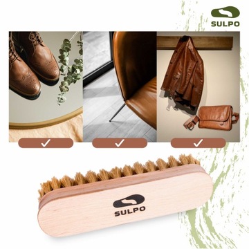 ЩЕТКА для полировки обуви, ДЛИНА 17 СМ.