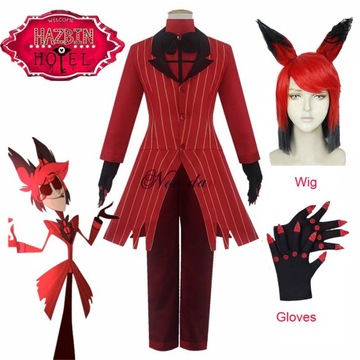 Cosplay Hazbin Hotel ALASTOR jednolite przebranie
