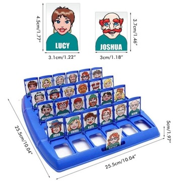 УГАДАЙ, КТО ЭТО СОЦИАЛЬНАЯ СЕМЕЙНАЯ НАСТОЛЬНАЯ ИГРА ДЛЯ 2 ЧЕЛОВЕК ВУПИ