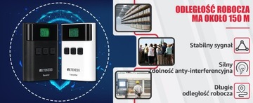 Retekess TT122 Guide System, Система аудиогидов, 150M, 2,4 ГГц