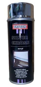 TROTON LAKIER AKRYLOWY SREBRNY CHROM SPRAY 400ml