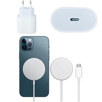 MAGSAFE ŁADOWARKA INDUKCJA BEZPRZEWODOWA DO IPHONE APPLE KOMPLET 20W QI