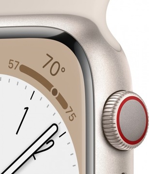 Apple Watch 8, 41 мм, GPS, алюминий, звездный свет, лунный свет, КАК НОВЫЕ