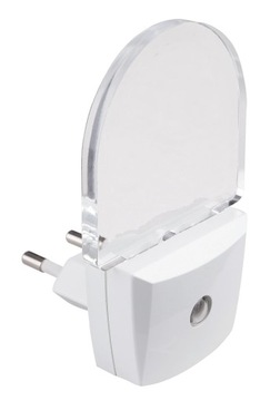 Lampa LED wtykowa do kontaktu czuwania biała 4658