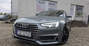 Audi A4 B9 Limousine 2.0 TFSI 252KM 2017 Audi A4 Limousine 2,0 benzyna 252 KM Quattro automat S-line zarejestrowany