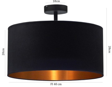 ПОТОЛОЧНЫЙ СВЕТИЛЬНИК ЛЮСТРА PW40 C/M СВЕТОДИОДНЫЙ абажур E27 ГОСТИНАЯ СПАЛЬНЯ ЗАЛ