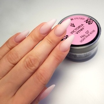 VICTORIA VYNN BUILD GEL UV/LED СТРОИТЕЛЬНЫЙ ГЕЛЬ - 07 СВЕТЛО-РОЗОВАЯ РОЗА 15 мл