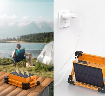 СВЕТОДИОДНАЯ СОЛНЕЧНАЯ ЛАМПА 80ВТ ДЛЯ МАСТЕРСКОЙ IP65 POWER BANK