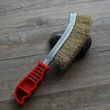 ЛАТУННАЯ ПРОВОЛОЧНАЯ ЩЕТКА ДЛЯ ЧИСТКИ ДИСКОВ