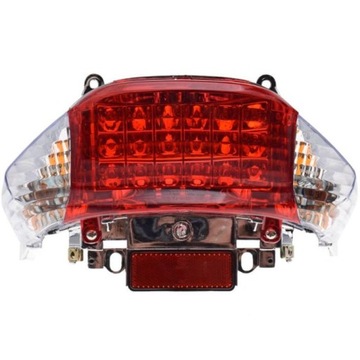 LAMPA TYLNA LED biały klosz kierunkowskazów SKUTER