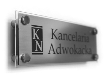 TABLICZKA Biuro Rachunkowe Gabinet DYSTANSE 30x10