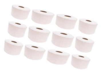 PAPIER TOALETOWY biały JUMBO 100m CELULOZA zestaw 12 rolek