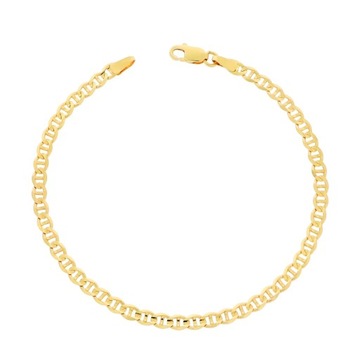 Złota bransoletka pełna Gucci 20 cm pr. 585