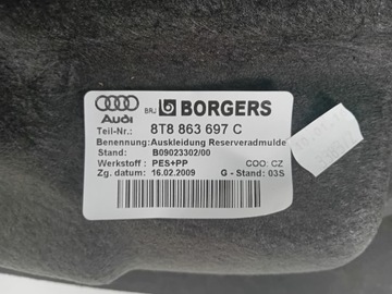 AUDI A4 8K A5 8T KOLO REZERVY DOJEZDOVÉ 19'' KOMPLET