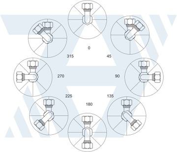 Przewód hydrauliczny AA12/2 M22x1,5 L-8000 275Bar