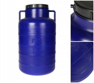 BECZKA PLASTIKOWA 60 L DO KISZENIA OGÓRKÓW KAPUSTY