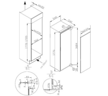 Холодильник AMICA BK3055.6 NF