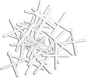 KRZYŻYKI DYSTANSOWE DO PŁYTEK GLAZURY 1,5MM 200SZT