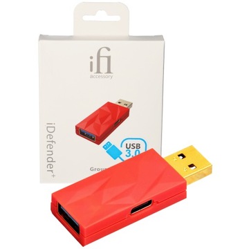 iFi Audio iDefender+ (USB 3.0 A - A) - Reduktor Szumu / Filtr ze Złącza USB