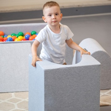 KiddyMoon Игровая площадка из пенопласта клин/горка/туннель/ступенька ДЛЯ ДЕТЕЙ