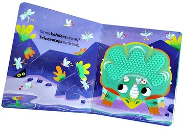 КНИГА СЕНСОРНАЯ КНИГА ДИНОЗАВРЫ