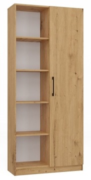 REGAŁ BIURO SZAFA POKÓJ SALON RD-80 DĄB ARTISAN