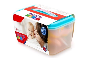 GRZECHOTKA GRYZAK ZABAWKA SENSORYCZNA 8 SZTUK ZESTAW XXL W PUDEŁKU