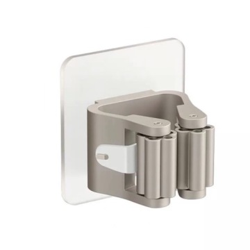 САМОКЛЕЯЩИЙСЯ ДЕРЖАТЕЛЬ ЩЕТКИ ДЛЯ ШВАБРЫ БЕЗ СВЕРЛЕНИЯ НАСТЕННЫЙ КРОНШТЕЙН