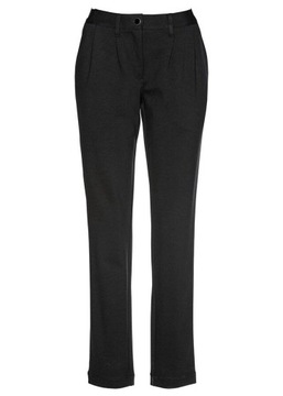 Moda Spodnie Spodnie z zakładkami Laurèl Laur\u00e8l Spodnie z zak\u0142adkami czarny W stylu biznesowym 