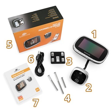 Smart Life SL-DB20 Wi-Fi дверной звонок с видоискателем