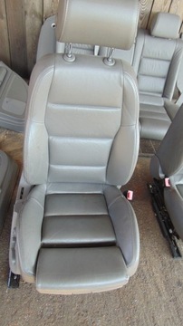 СИДЕНЬЯ AUDI A4 B6 COMBI AVANT КОЖАНЫЕ ПОВОРОТНЫЕ КАЧЕСТВА С ЭЛЕКТРООБОГРЕВОМ ЗАДНЯЯ ЧАСТЬ BOSE MEMORY