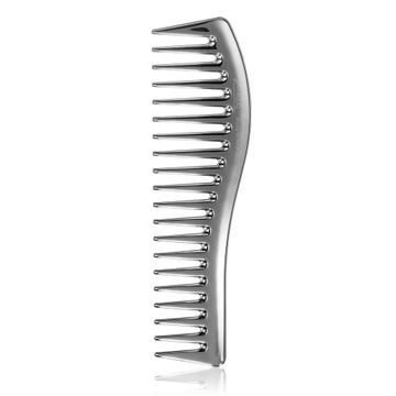 JANEKE WAVY COMB CHROMIUM LINE GRZEBIEŃ DO WŁOSÓW SREBRNY