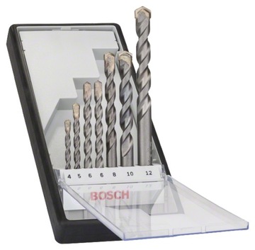 BOSCH WIERTŁA DO BETONU i CEGŁY 7 sztuk ROBUST