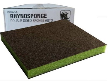 INDASA RHYNOSPONGE Gąbka ścierna Dwustronna Mokro/sucho Zielona P400