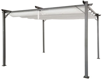 Pergola na taras SPRINT 395/290/228 Anthracite/White - HARDMAISTER
