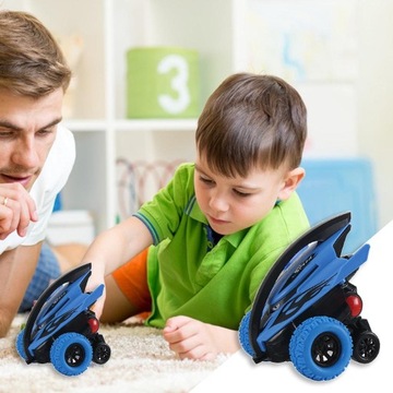 Игрушечный автомобиль с гироскопом, вращающийся игрушечный автомобиль с гироскопом, пульт дистанционного управления, синий