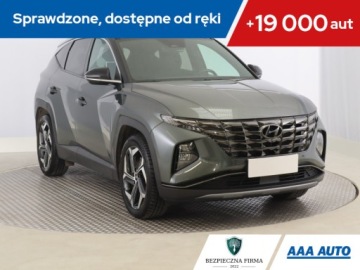 Hyundai Tucson IV SUV 1.6 T-GDI 48V 150KM 2021 Hyundai Tucson 1.6 T-GDI 48V MHEV, Salon Polska